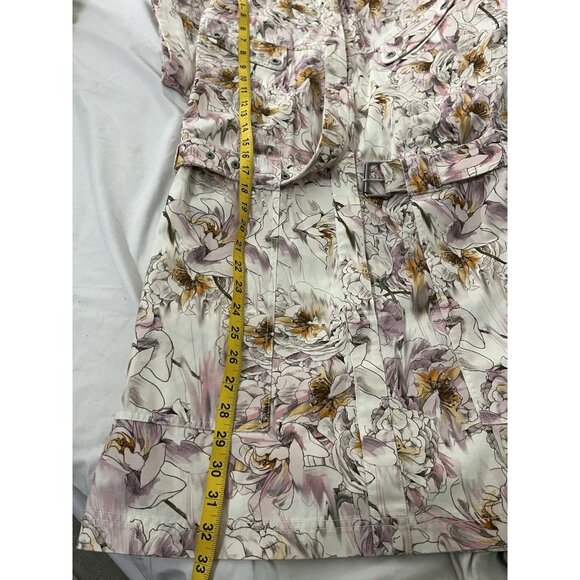 Rebecca Vallance Fleur Du Mal Belted Floral Mini Dress Size 4 US - Picture 12 of 12